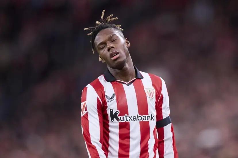 爱游戏-马卡：尼科-威廉斯耻骨痛仍很严重，这可能令他无缘世界杯